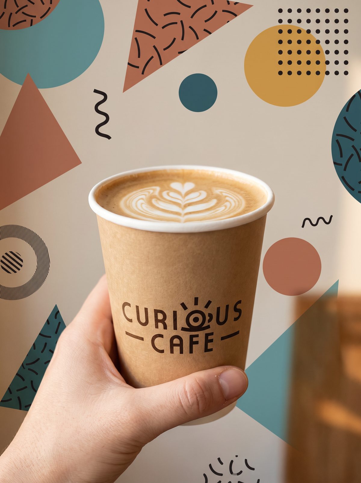 Curious Cafe Branding